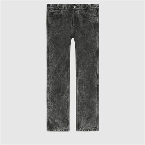 gucci demin pants black|Gucci denim jeans.